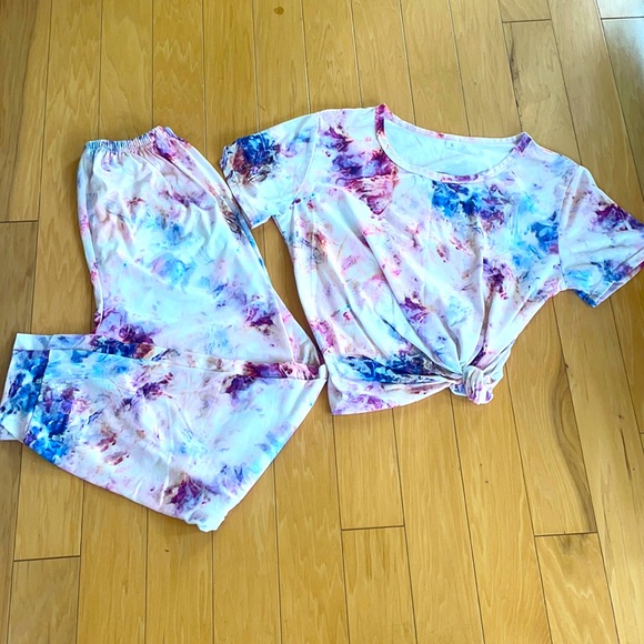 SHEIN Other - SHEIN Tie Dye Lounge Set